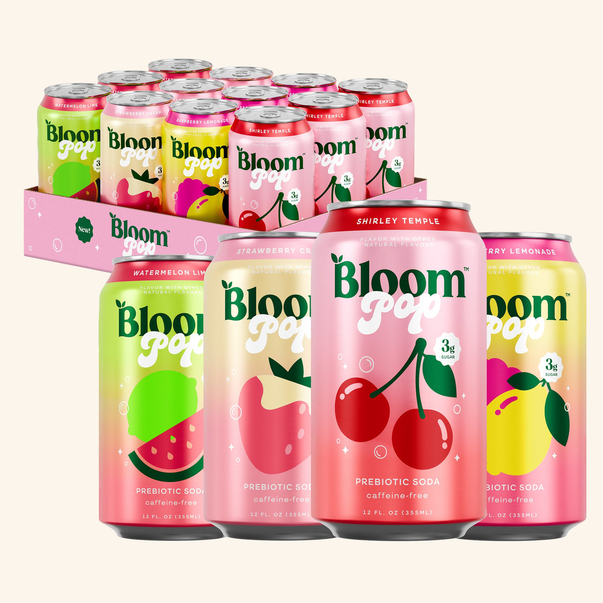 Bloom Pop™ Prebiotic Soda Your Next Supplement Choice